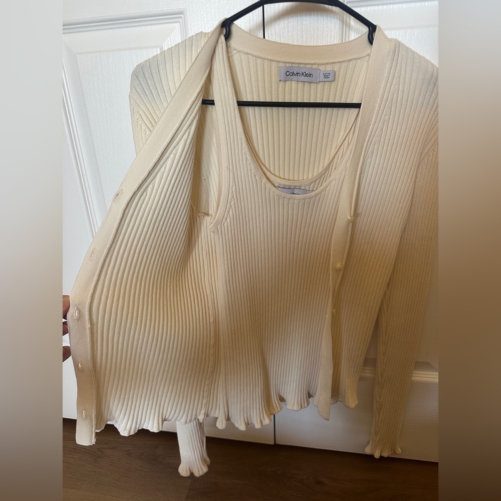 Calvin Klein Sweater and Tank Set - Picture 2 of 3